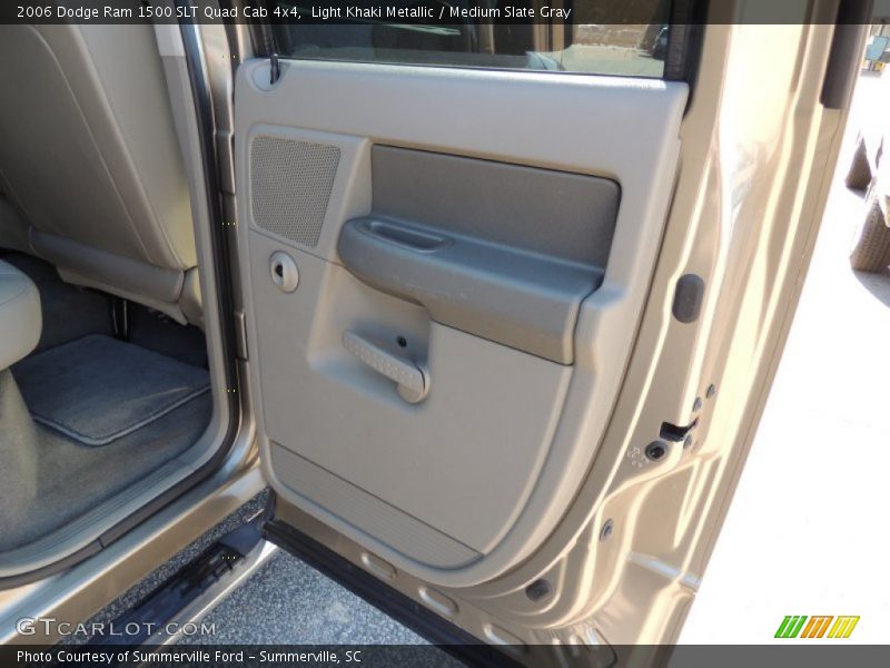 Light Khaki Metallic / Medium Slate Gray 2006 Dodge Ram 1500 SLT Quad Cab 4x4