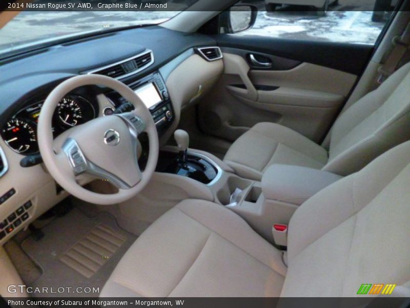 Graphite Blue / Almond 2014 Nissan Rogue SV AWD