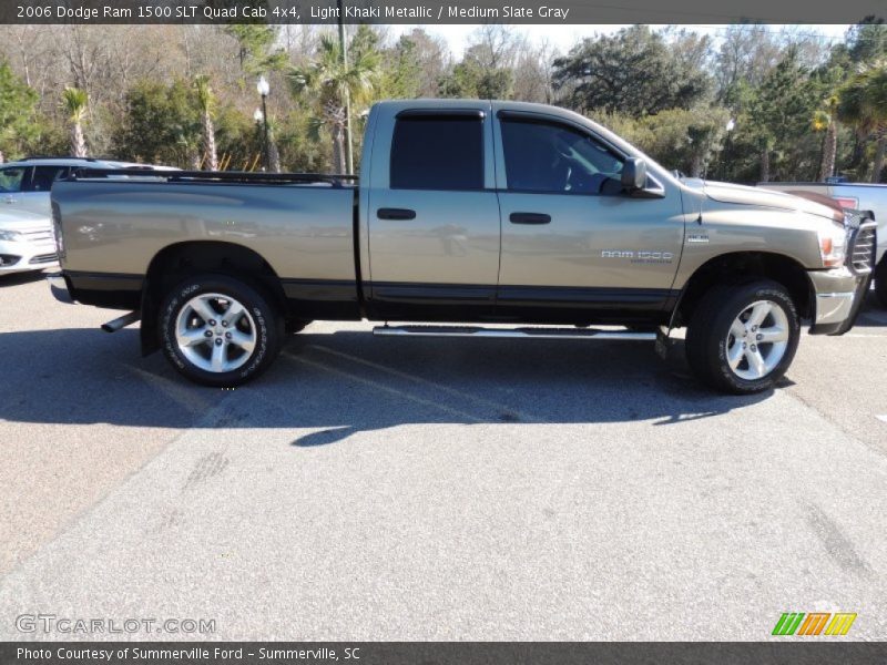 Light Khaki Metallic / Medium Slate Gray 2006 Dodge Ram 1500 SLT Quad Cab 4x4