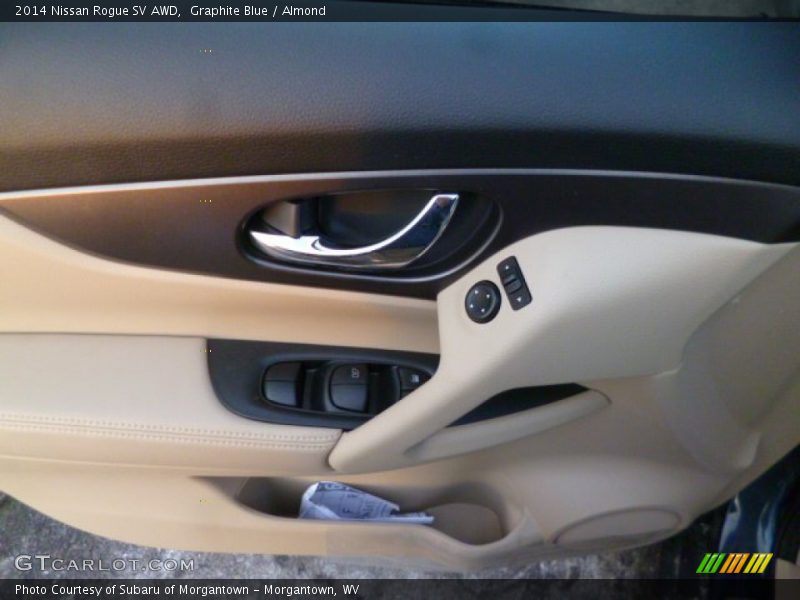 Graphite Blue / Almond 2014 Nissan Rogue SV AWD