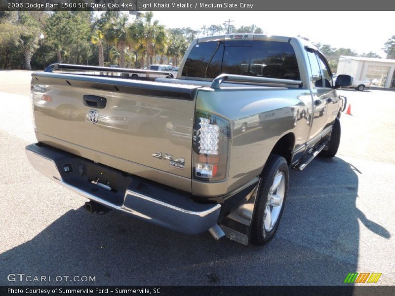 Light Khaki Metallic / Medium Slate Gray 2006 Dodge Ram 1500 SLT Quad Cab 4x4