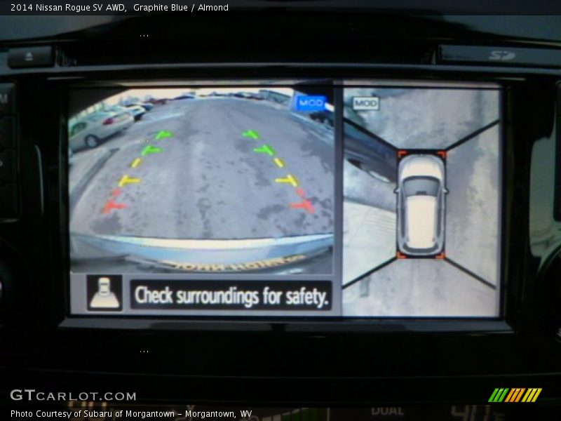 Graphite Blue / Almond 2014 Nissan Rogue SV AWD