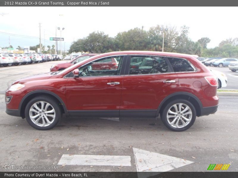 Copper Red Mica / Sand 2012 Mazda CX-9 Grand Touring