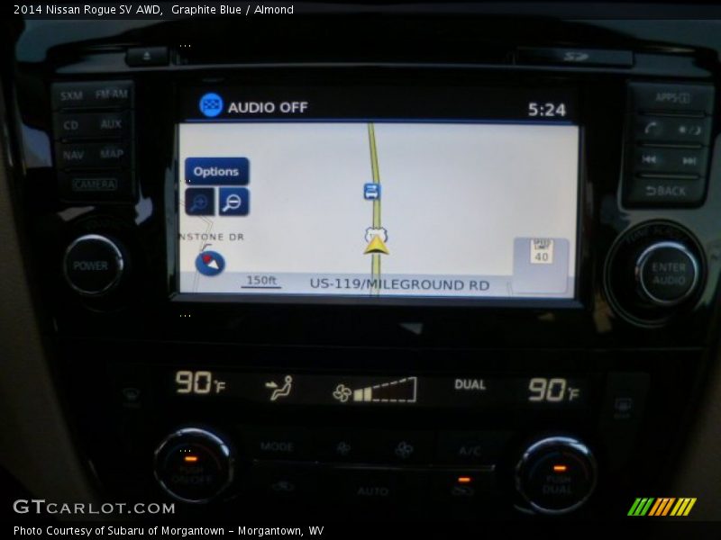 Graphite Blue / Almond 2014 Nissan Rogue SV AWD