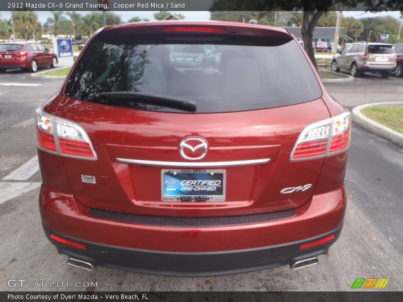 Copper Red Mica / Sand 2012 Mazda CX-9 Grand Touring