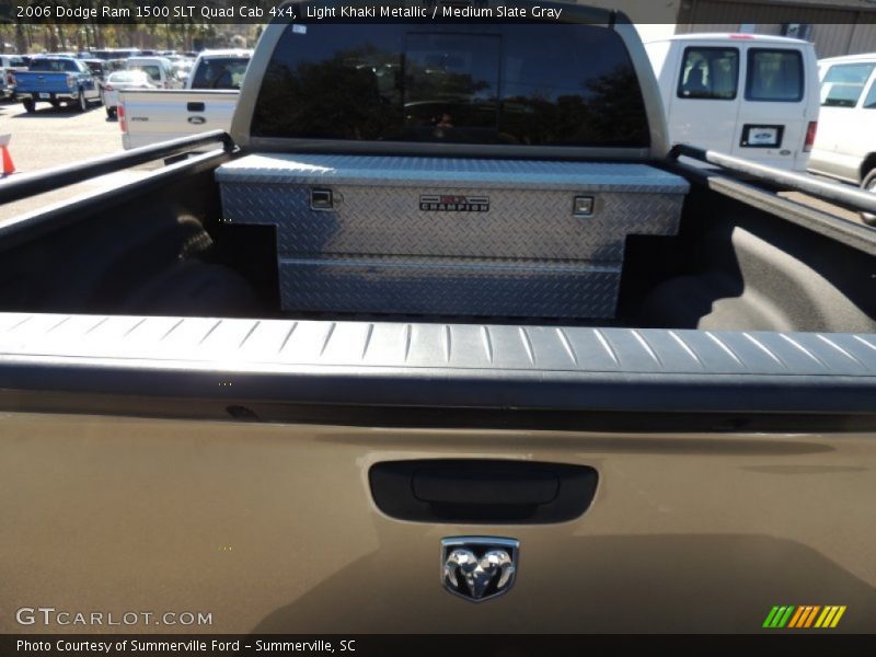 Light Khaki Metallic / Medium Slate Gray 2006 Dodge Ram 1500 SLT Quad Cab 4x4