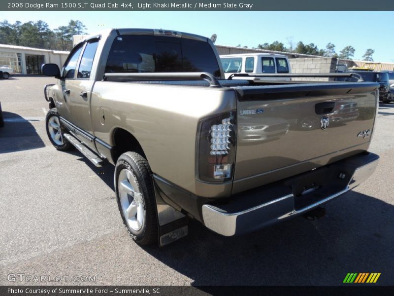 Light Khaki Metallic / Medium Slate Gray 2006 Dodge Ram 1500 SLT Quad Cab 4x4