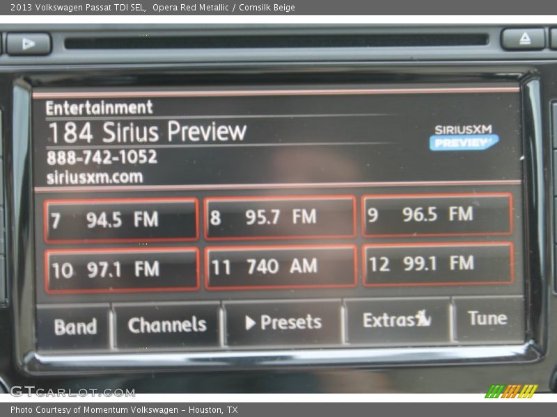 Opera Red Metallic / Cornsilk Beige 2013 Volkswagen Passat TDI SEL