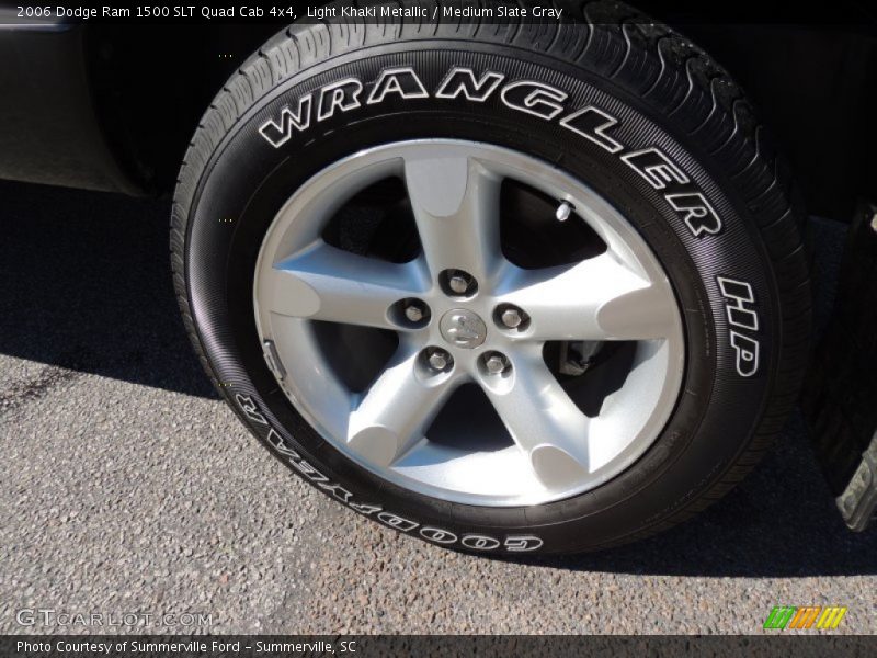 Light Khaki Metallic / Medium Slate Gray 2006 Dodge Ram 1500 SLT Quad Cab 4x4