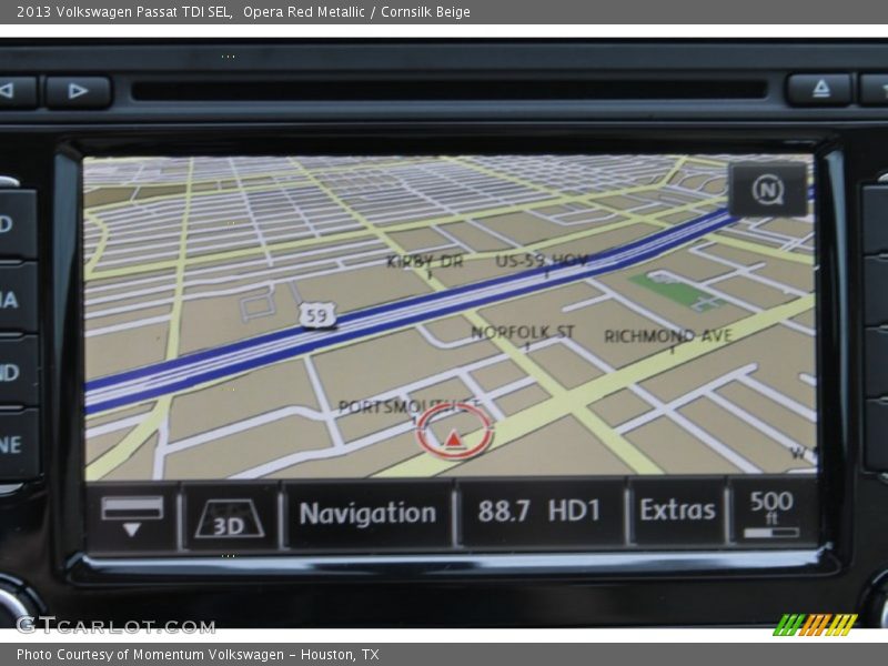 Opera Red Metallic / Cornsilk Beige 2013 Volkswagen Passat TDI SEL