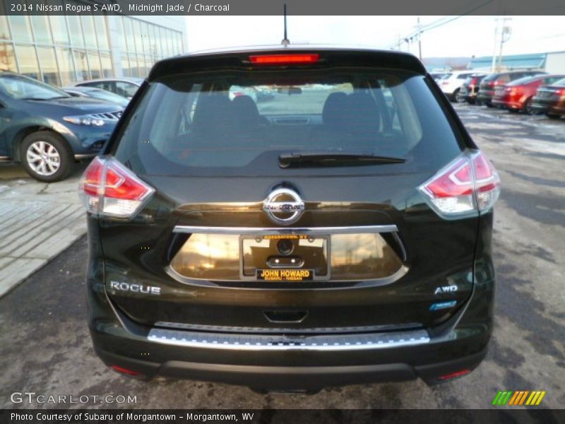 Midnight Jade / Charcoal 2014 Nissan Rogue S AWD