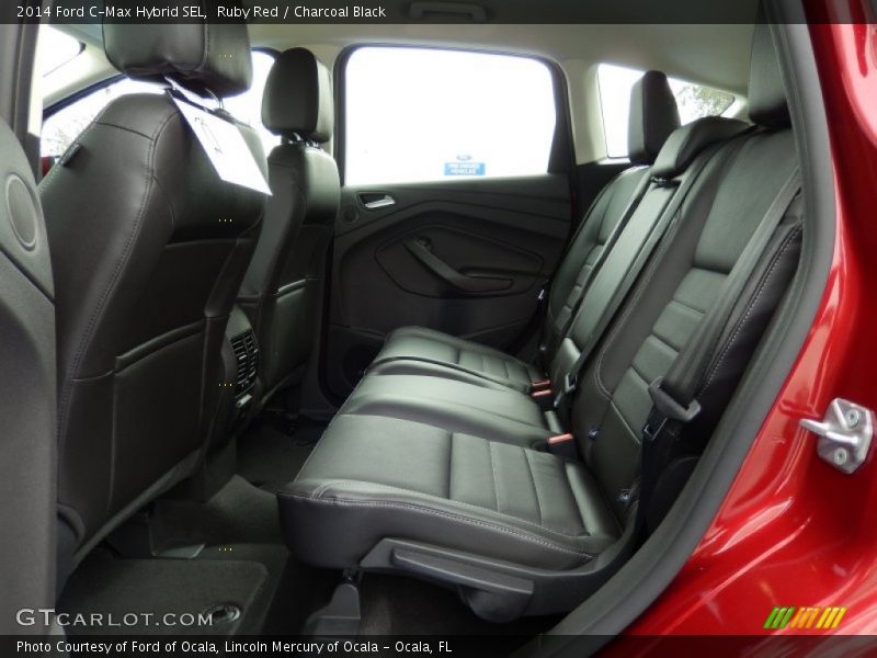 Rear Seat of 2014 C-Max Hybrid SEL