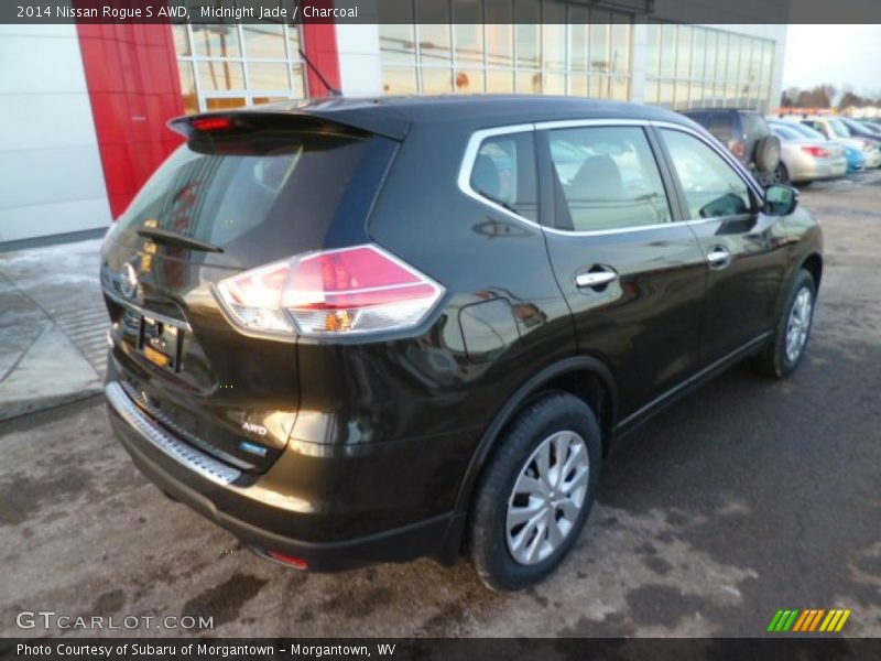 Midnight Jade / Charcoal 2014 Nissan Rogue S AWD