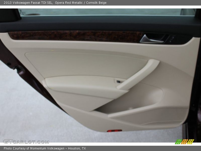 Opera Red Metallic / Cornsilk Beige 2013 Volkswagen Passat TDI SEL