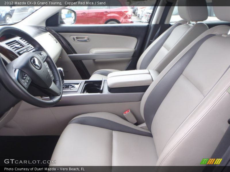 Front Seat of 2012 CX-9 Grand Touring