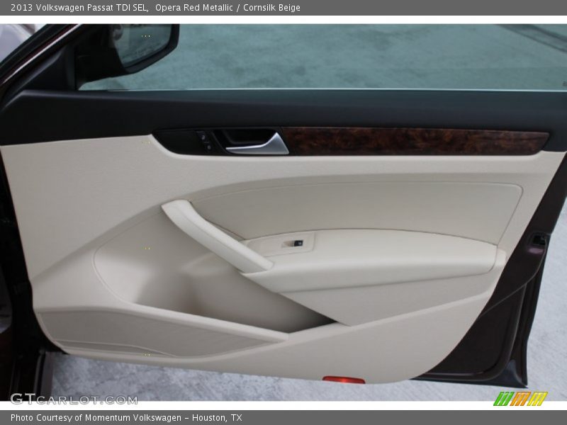 Opera Red Metallic / Cornsilk Beige 2013 Volkswagen Passat TDI SEL