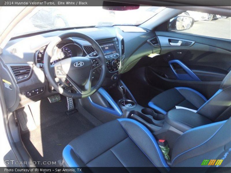 Elite White / Black 2014 Hyundai Veloster Turbo