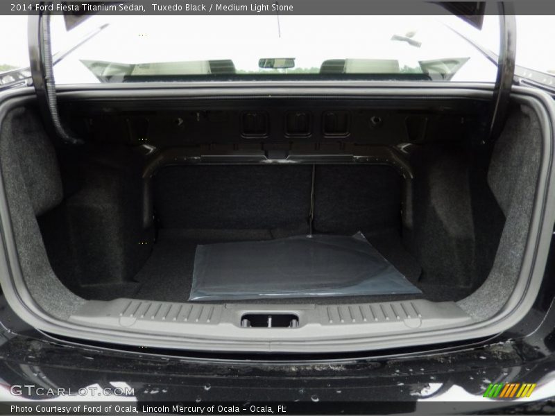 Tuxedo Black / Medium Light Stone 2014 Ford Fiesta Titanium Sedan