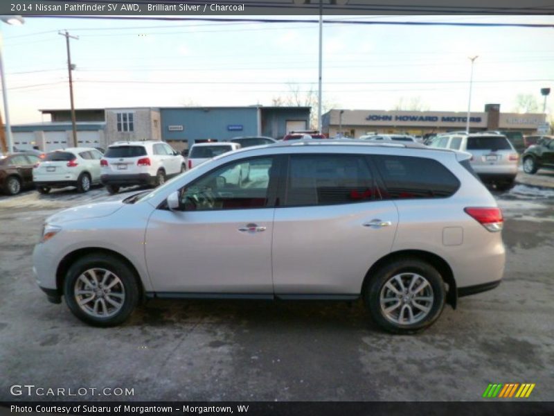 Brilliant Silver / Charcoal 2014 Nissan Pathfinder SV AWD