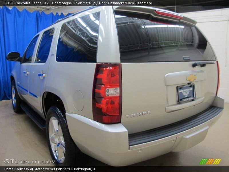 Champagne Silver Metallic / Light Cashmere/Dark Cashmere 2013 Chevrolet Tahoe LTZ