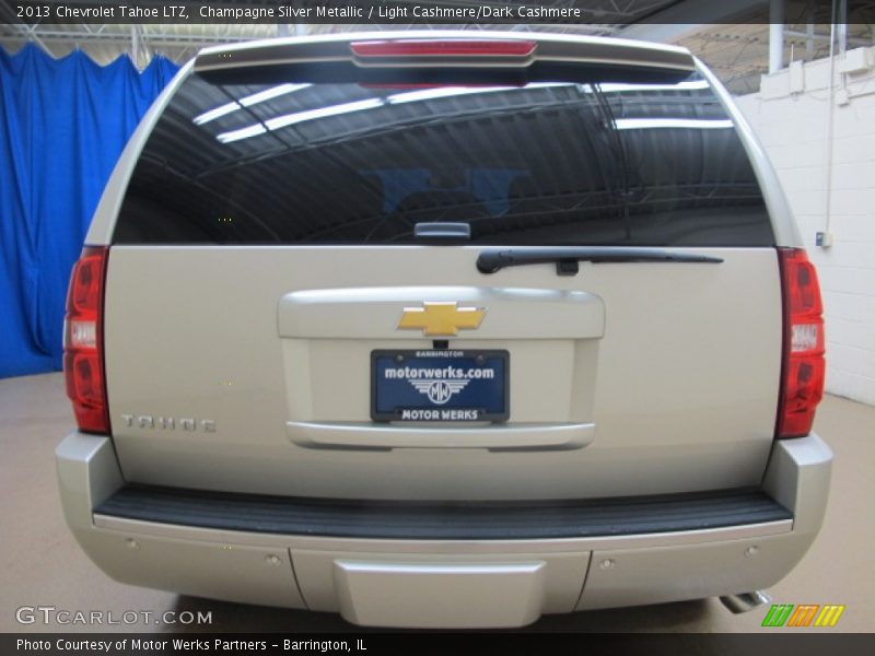 Champagne Silver Metallic / Light Cashmere/Dark Cashmere 2013 Chevrolet Tahoe LTZ
