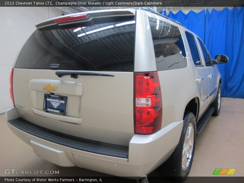 Champagne Silver Metallic / Light Cashmere/Dark Cashmere 2013 Chevrolet Tahoe LTZ