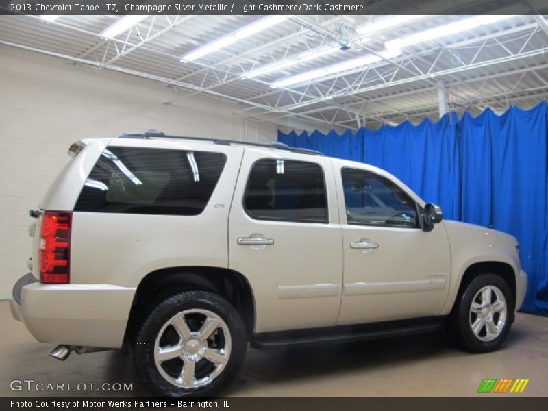 Champagne Silver Metallic / Light Cashmere/Dark Cashmere 2013 Chevrolet Tahoe LTZ
