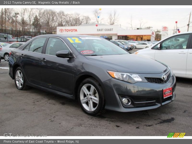 Magnetic Gray Metallic / Black 2012 Toyota Camry SE