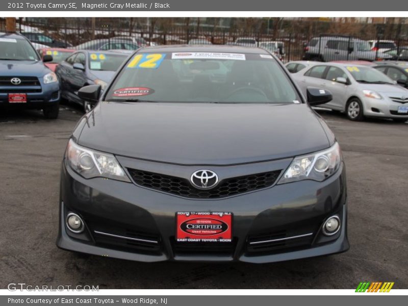 Magnetic Gray Metallic / Black 2012 Toyota Camry SE