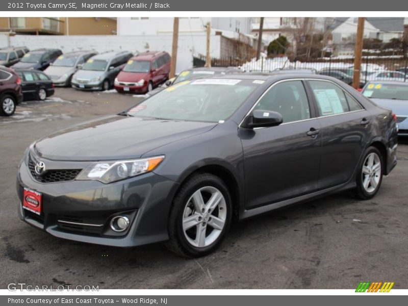 Magnetic Gray Metallic / Black 2012 Toyota Camry SE