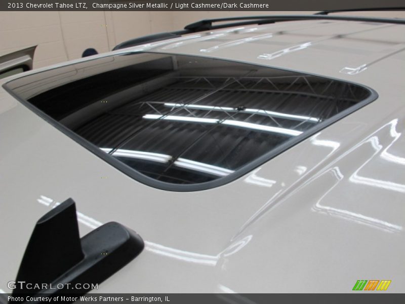 Champagne Silver Metallic / Light Cashmere/Dark Cashmere 2013 Chevrolet Tahoe LTZ