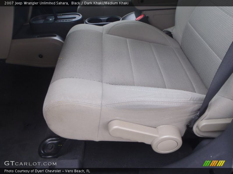Black / Dark Khaki/Medium Khaki 2007 Jeep Wrangler Unlimited Sahara