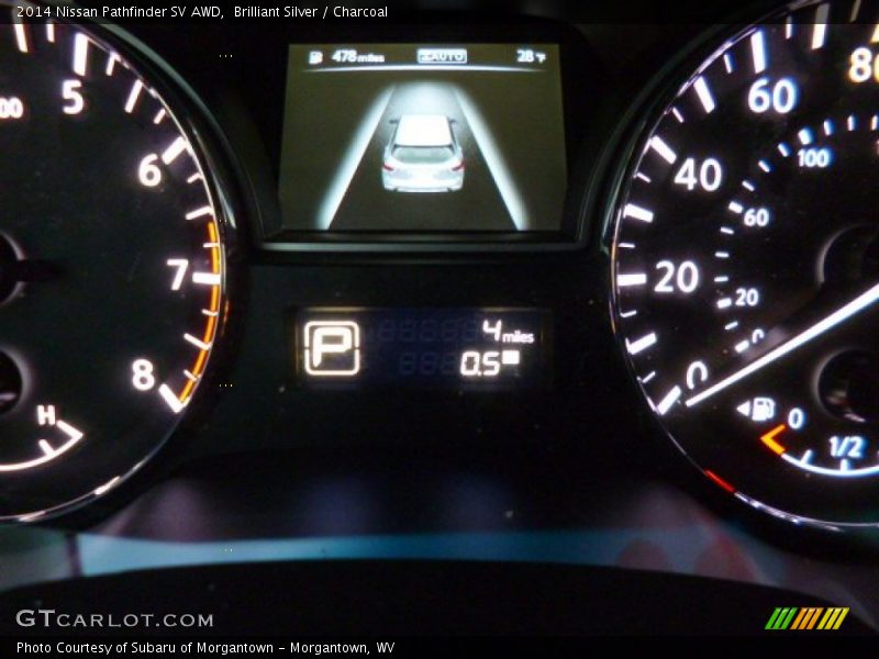 Brilliant Silver / Charcoal 2014 Nissan Pathfinder SV AWD