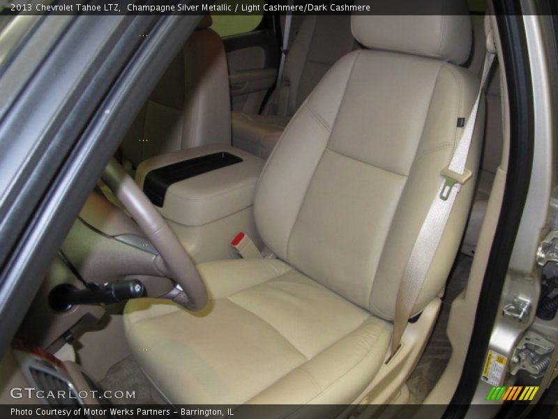 Champagne Silver Metallic / Light Cashmere/Dark Cashmere 2013 Chevrolet Tahoe LTZ
