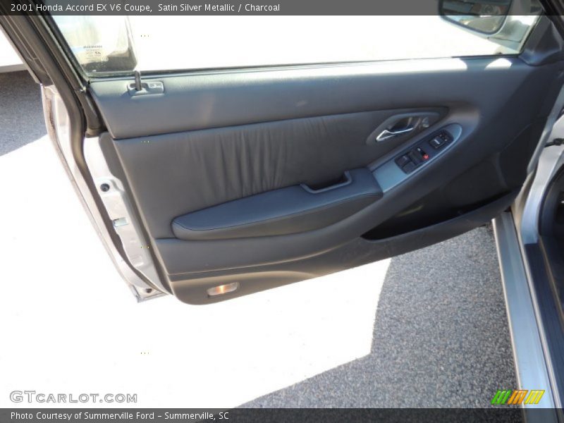 Satin Silver Metallic / Charcoal 2001 Honda Accord EX V6 Coupe
