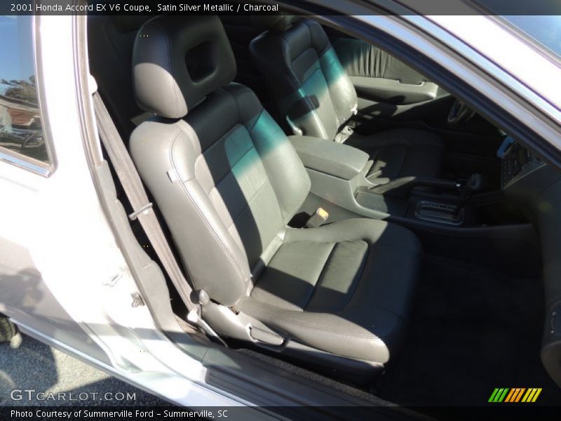 Satin Silver Metallic / Charcoal 2001 Honda Accord EX V6 Coupe