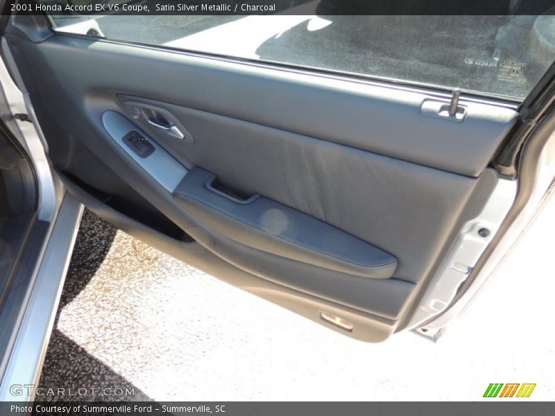 Satin Silver Metallic / Charcoal 2001 Honda Accord EX V6 Coupe