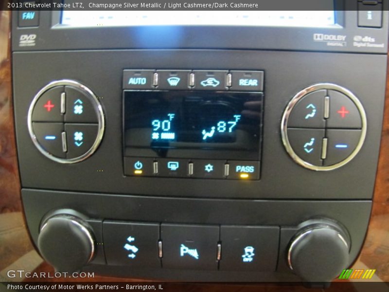 Champagne Silver Metallic / Light Cashmere/Dark Cashmere 2013 Chevrolet Tahoe LTZ