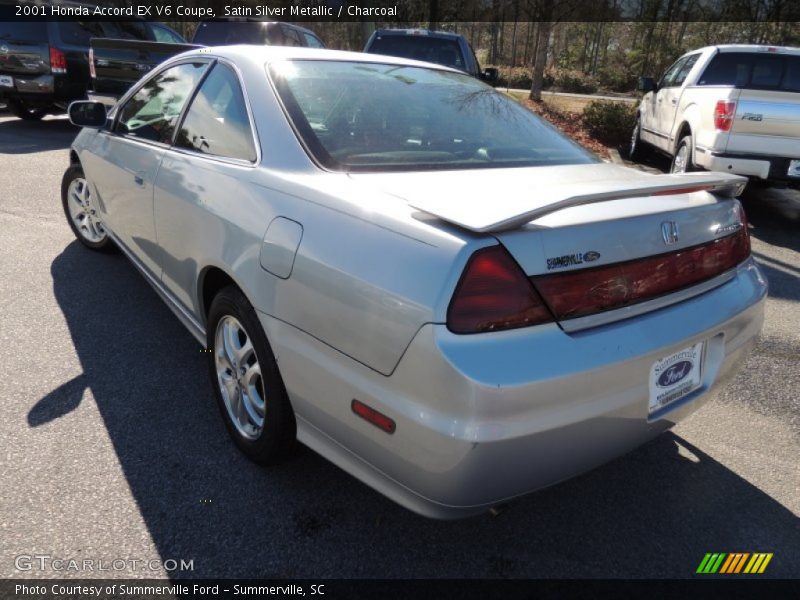 Satin Silver Metallic / Charcoal 2001 Honda Accord EX V6 Coupe