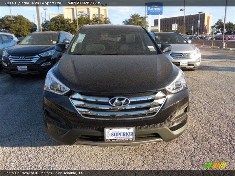 Twilight Black / Gray 2014 Hyundai Santa Fe Sport FWD