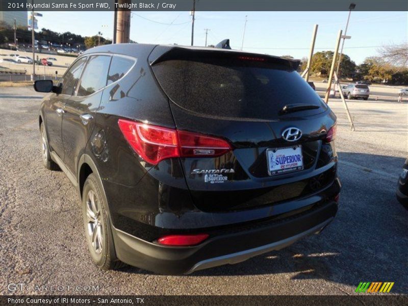 Twilight Black / Gray 2014 Hyundai Santa Fe Sport FWD