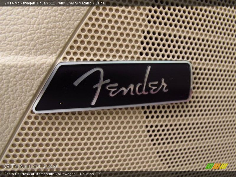 Wild Cherry Metallic / Beige 2014 Volkswagen Tiguan SEL