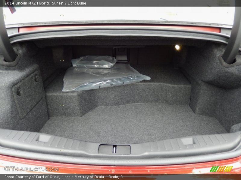  2014 MKZ Hybrid Trunk