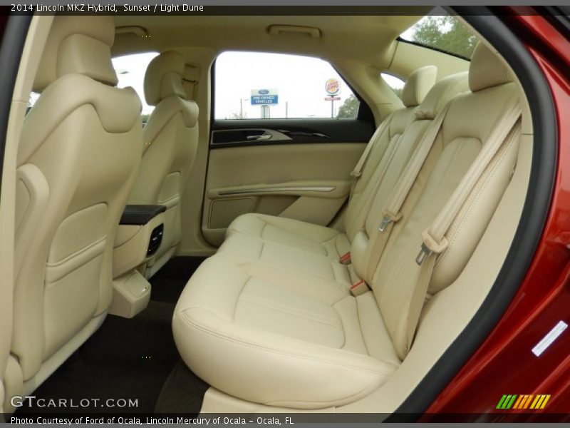 Rear Seat of 2014 MKZ Hybrid