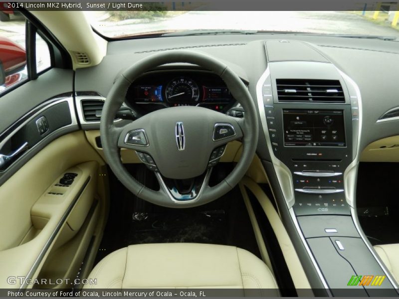 Dashboard of 2014 MKZ Hybrid