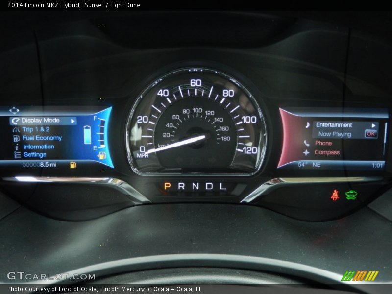  2014 MKZ Hybrid Hybrid Gauges