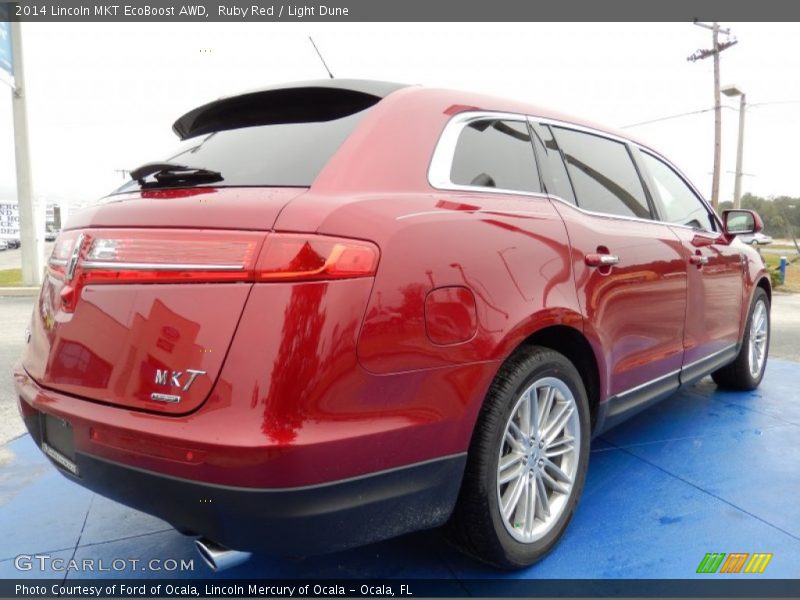 Ruby Red / Light Dune 2014 Lincoln MKT EcoBoost AWD