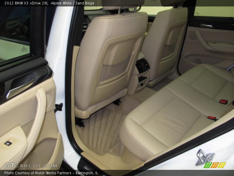 Alpine White / Sand Beige 2012 BMW X3 xDrive 28i
