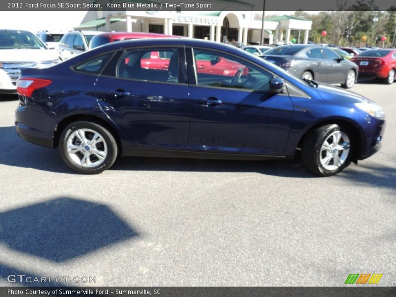 Kona Blue Metallic / Two-Tone Sport 2012 Ford Focus SE Sport Sedan