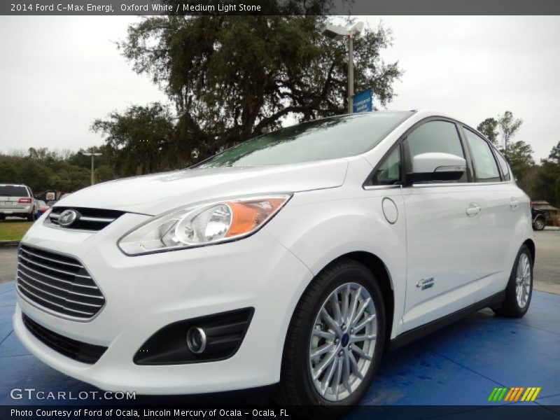 Front 3/4 View of 2014 C-Max Energi